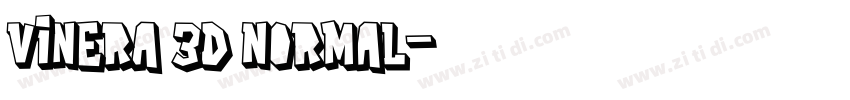 Vinera 3D Normal字体转换